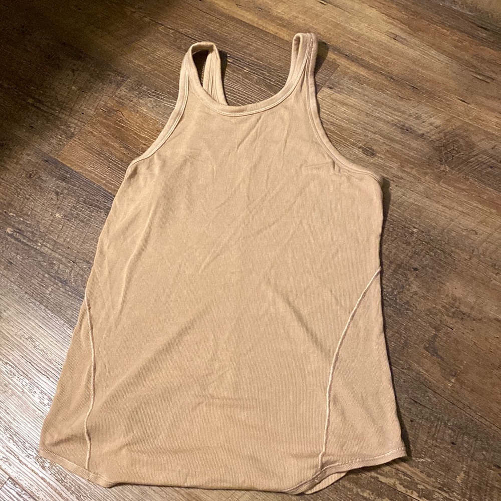 Lululemon tank tan size 8